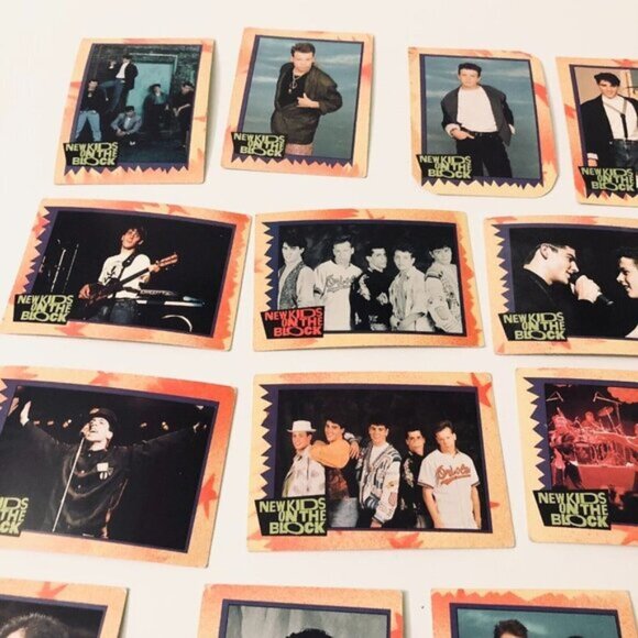 Vtg 1989 New Kids on  The Block 52 Assorted Trading Cards - Picture 10 of 16